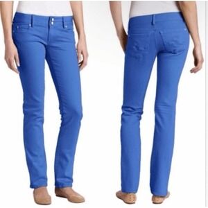Lilly Pulitzer Worth Straight Leg Ankle Denim Jeans Low Rise Casual Hipster sz 4
